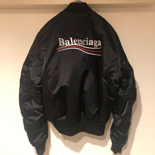 希少 balenciaga バレンシアガ ボンバージャケット ma-1 46