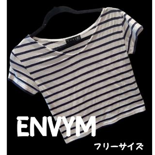 アンビー(ENVYM)のアンビー//ボーダーTシャツ(Tシャツ(半袖/袖なし))