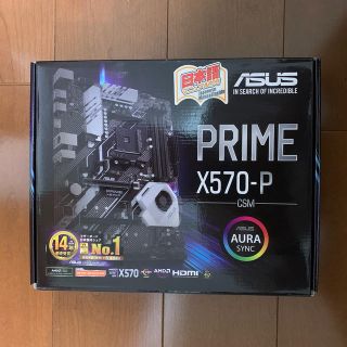 エイスース(ASUS)のASUS X570-P マザーボード　新品未使用品(PCパーツ)