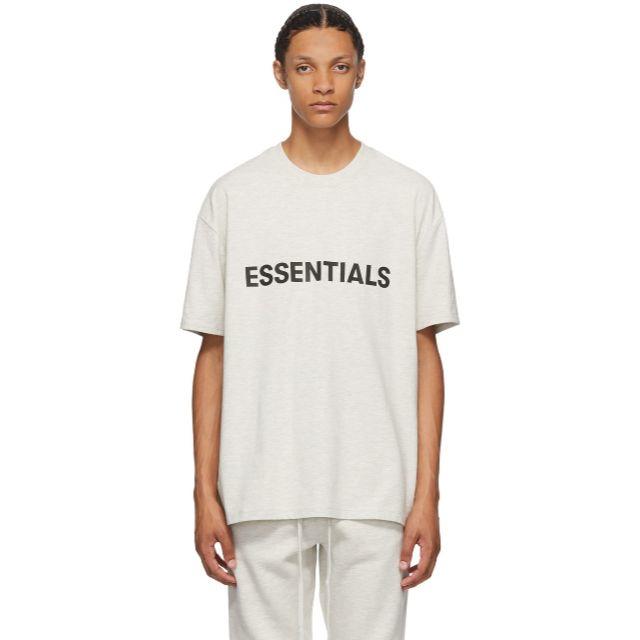 FEAR OF GOD(フィアオブゴッド)のESSENTIALS 20SS ロゴTシャツ グレー M メンズのトップス(Tシャツ/カットソー(半袖/袖なし))の商品写真