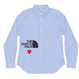 ザノースフェイス(THE NORTH FACE)の コムデギャルソン ノースフェイス ストライプ シャツ CDG(シャツ)