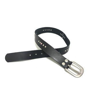 Basic BLK Leather Belt     W77-89(ベルト)