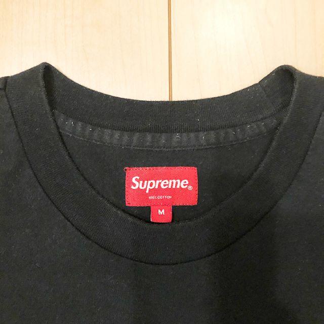 Supreme 18FW Reflective Small Box Tee 黒