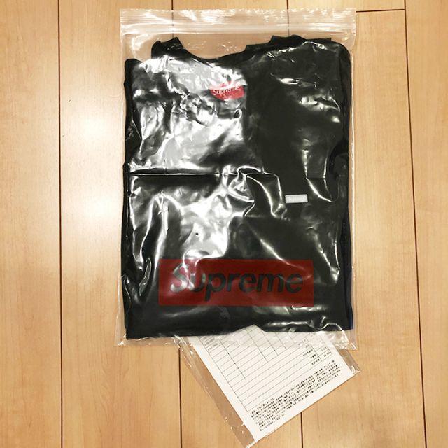 Supreme 18FW Reflective Small Box Tee 黒