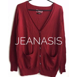 ジーナシス(JEANASIS)のJEANASIS【美品】ジーナシス  長袖 ニット カーディガン(カーディガン)