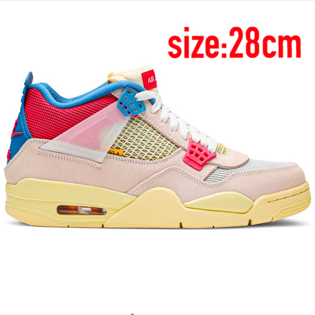 クリスマス特集2022 JORDAN AIR NIKE × UNION - NIKE 4 28cm SP RETRO