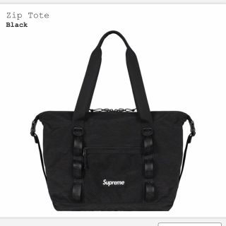 シュプリーム(Supreme)の20fw supreme zip tote black トートバッグ(トートバッグ)