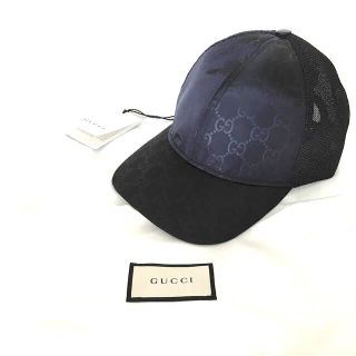 グッチ(Gucci)のGUCCI 新品未使用メッシュキャップ GGロゴ Mサイズ(キャップ)