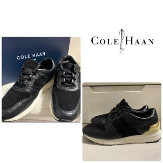 コールハーン(Cole Haan)のコールハーン　ブラックレザー　スニーカー(スニーカー)