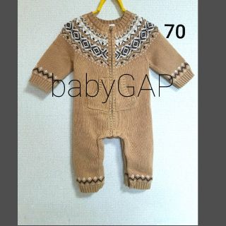 ベビーギャップ(babyGAP)のbabyGAP ロンパース　カバーオール　70  ベビー服　子供服　GAP(ロンパース)