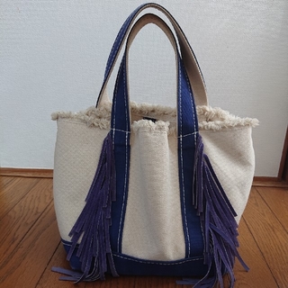 ayako bag トートバッグ　【Ssize】ネイビー(トートバッグ)