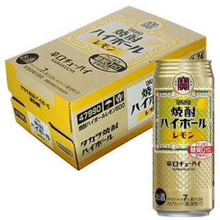 タカラ焼酎ハイボール　レモン　500ml 24本(その他)