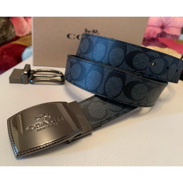 期間限定値下げ COACH3点セットシグネチャーリバーシブル/フリーサイ