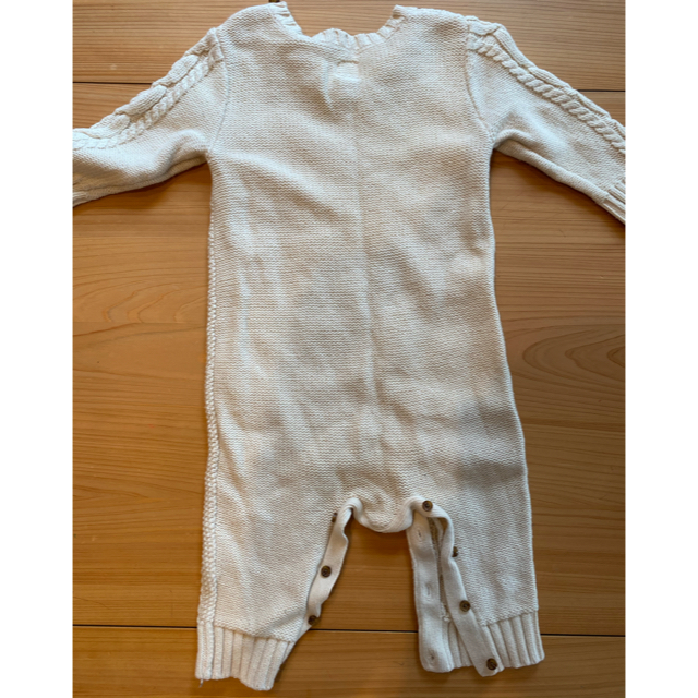 babyGAP(ベビーギャップ)のGAPベビー　ニットロンパース キッズ/ベビー/マタニティのベビー服(~85cm)(ロンパース)の商品写真