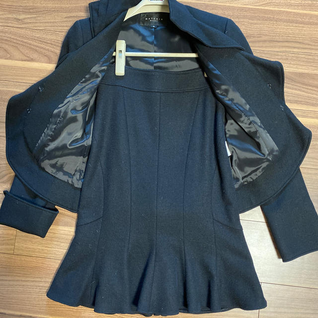 MATERIA(マテリア)のMATERIA 黒スーツ レディースのフォーマル/ドレス(スーツ)の商品写真