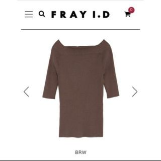 フレイアイディー(FRAY I.D)のオフショル5分丈トップス(カットソー(半袖/袖なし))