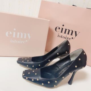 エイミーイストワール(eimy istoire)のeimy スクエアトゥスタッズパンプス(ハイヒール/パンプス)