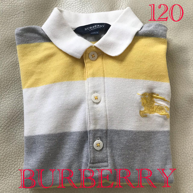 BURBERRY(バーバリー)のバーバリー✩半袖ポロシャツ120✩格安！！ キッズ/ベビー/マタニティのキッズ服男の子用(90cm~)(Tシャツ/カットソー)の商品写真