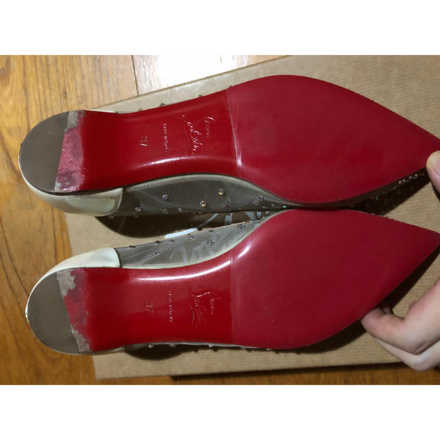 Christian Louboutin(クリスチャンルブタン)の美品！Follies Strass　クリスチャンルブタン  スワロフスキー レディースの靴/シューズ(ハイヒール/パンプス)の商品写真