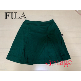 フィラ(FILA)のFILA vintageビンテージ　Lサイズ　(ひざ丈スカート)