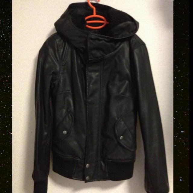 moussy 本革フードライダースジャケット moussy 本革フードライダースジャケット