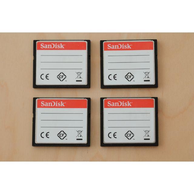 SanDisk(サンディスク)のコンパクトフラッシュ SanDisk 32GB  ４枚セット（ばら売り可能） スマホ/家電/カメラのスマホ/家電/カメラ その他(その他)の商品写真