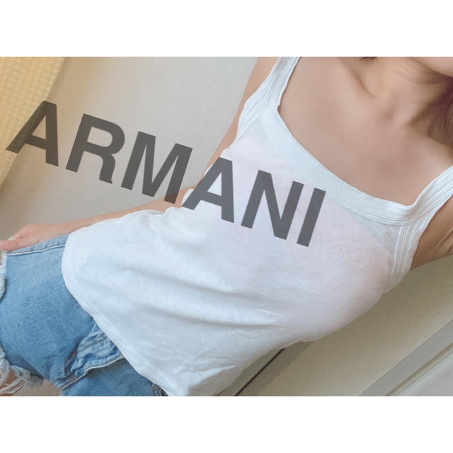 Armani(アルマーニ)のアルマーニ♡タンクトップ レディースのトップス(タンクトップ)の商品写真