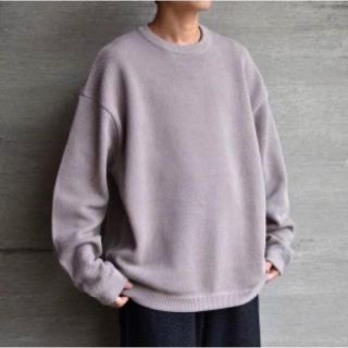 コモリ(COMOLI)の18aw crepuscule moss stitch L/S sweat(ニット/セーター)