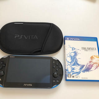 プレイステーションヴィータ(PlayStation Vita)のps vita本体、FF Xソフト付き、メモリーカード8G付き(携帯用ゲーム機本体)