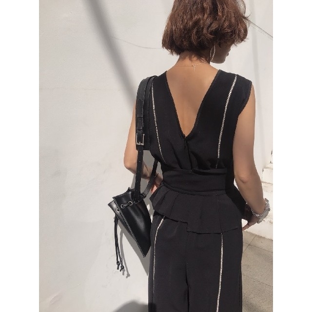 アメリヴィンテージ PLEATS WIDE BELT ROMPERS