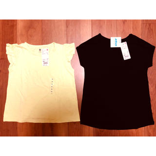 ユニクロ(UNIQLO)のユニクロ シャツ 120cm 2枚セット<新品 未使用品>(Tシャツ/カットソー)