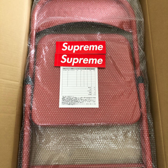 supreme シュプリーム　椅子　イス　赤　20fw