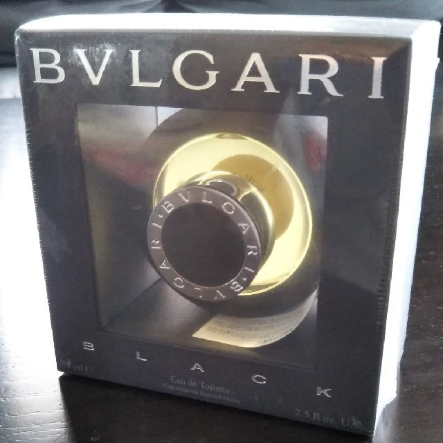 【270】BVLGARI BLACK ブルガリブラック 香水 75ml 未開封 コスメ/美容のスキンケア/基礎化粧品(クレンジング/メイク落とし)の商品写真