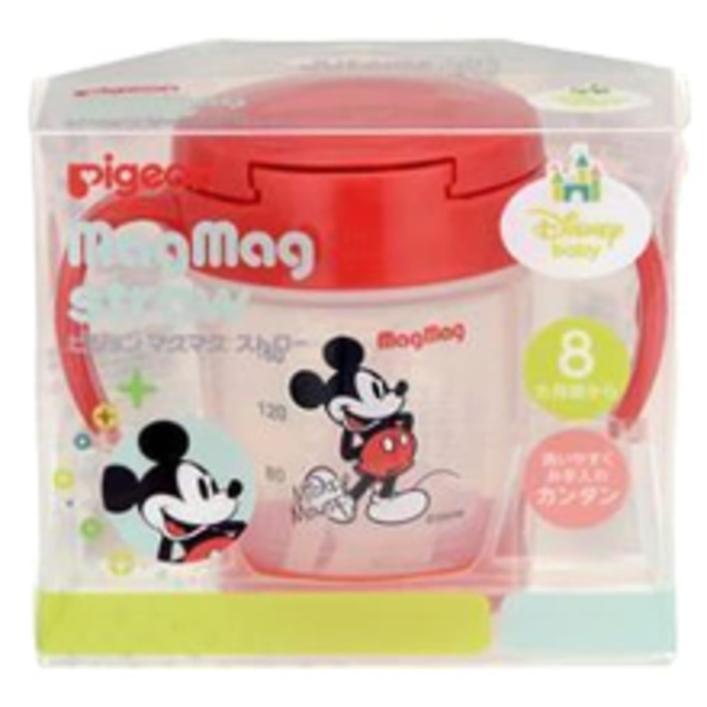 Disney(ディズニー)のピジョン ミッキー マグマグ 新品 キッズ/ベビー/マタニティの授乳/お食事用品(マグカップ)の商品写真