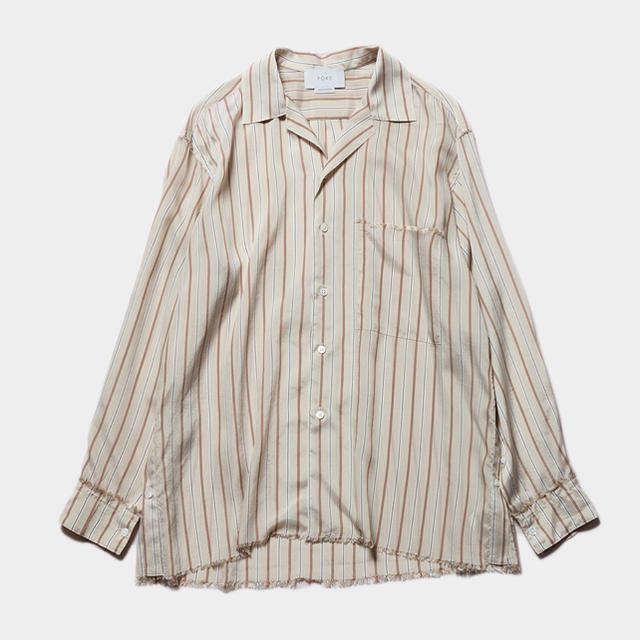 COMOLI(コモリ)のYOKE ヨーク "OVER SIZE STRIPE SHIRTS" メンズのトップス(シャツ)の商品写真