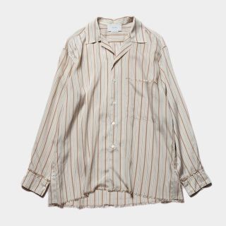 コモリ(COMOLI)のYOKE ヨーク "OVER SIZE STRIPE SHIRTS"(シャツ)