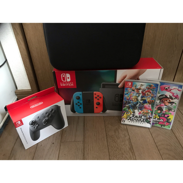 ゲームソフト/ゲーム機本体NintendoSwitch、プロコントローラー、ソフト他