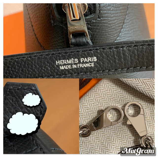 Hermes(エルメス)のHERMES エルメス　ボリード27  D刻　ブラック　シルバー金具 レディースのバッグ(ハンドバッグ)の商品写真