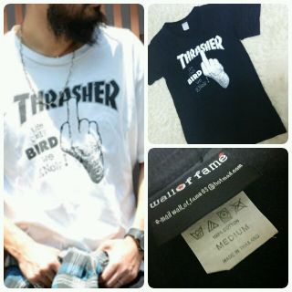 スラッシャー(THRASHER)のthrasherファックスTシャツ(Tシャツ(半袖/袖なし))