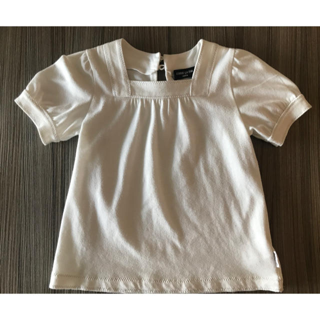 COMME CA ISM(コムサイズム)のコムサイズム　Tシャツ　白　100 キッズ/ベビー/マタニティのキッズ服女の子用(90cm~)(Tシャツ/カットソー)の商品写真