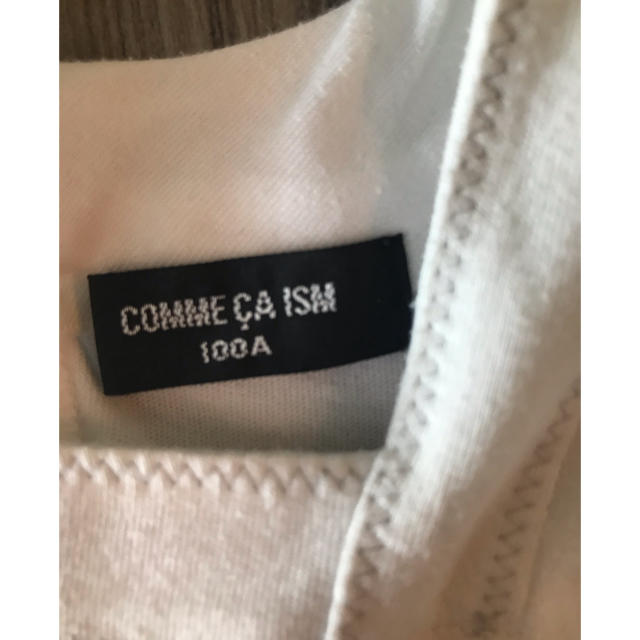 COMME CA ISM(コムサイズム)のコムサイズム　Tシャツ　白　100 キッズ/ベビー/マタニティのキッズ服女の子用(90cm~)(Tシャツ/カットソー)の商品写真