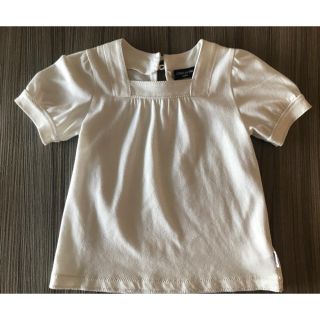 コムサイズム(COMME CA ISM)のコムサイズム　Tシャツ　白　100(Tシャツ/カットソー)