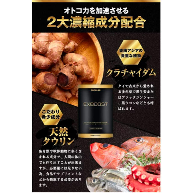 EXBOOST クラチャイダム シトルリン アルギニン サプリメント 食品/飲料/酒の健康食品(その他)の商品写真