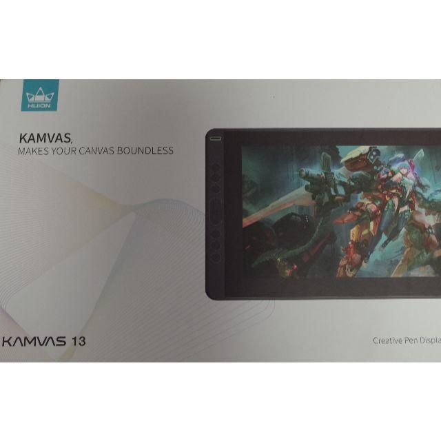 【値下げ不可】HUION液晶タブレット Kamvas 13＋専用ケーブル スマホ/家電/カメラのPC/タブレット(PC周辺機器)の商品写真