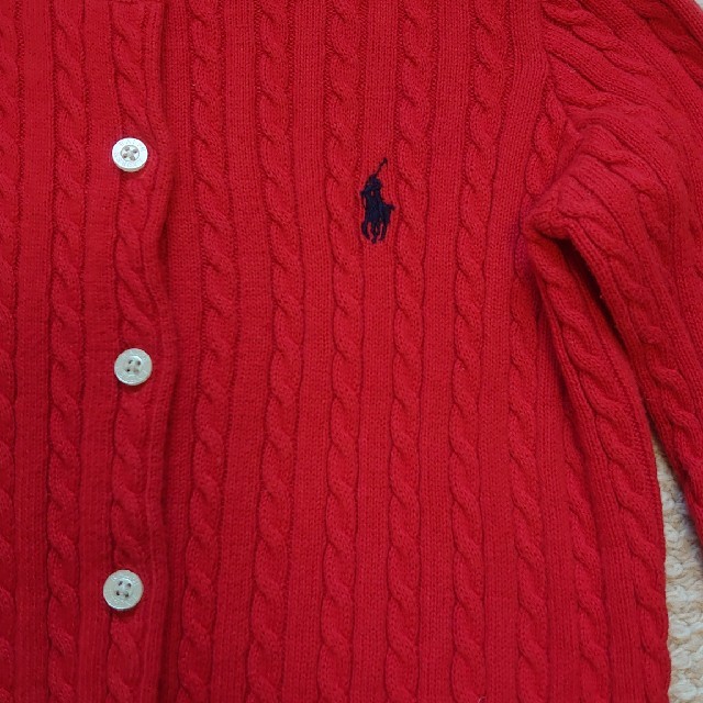 Ralph Lauren(ラルフローレン)のラルフローレン　カーディガン　130〜140 キッズ/ベビー/マタニティのキッズ服女の子用(90cm~)(カーディガン)の商品写真