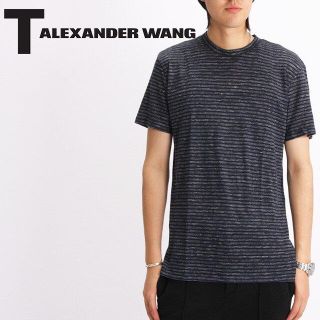 アレキサンダーワン(Alexander Wang)の新品！T by Alexander Wang 半袖カットソー NAVY(Tシャツ/カットソー(半袖/袖なし))