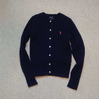 ラルフローレン(Ralph Lauren)のラルフローレン　カーディガン（紺色）130~140(カーディガン)