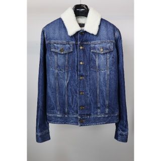 サンローラン(Saint Laurent)の正規品 17aw saint laurent デニム ムートン ジャケット S(Gジャン/デニムジャケット)