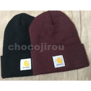 カーハート(carhartt)の美品 カーハート ニットキャップ ニット帽 carhartt アメカジ帽子(キャップ)