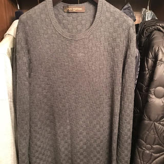 ルイヴィトン(LOUIS VUITTON)のルイヴィトン　セーター　正規品　XL  ダークグレー　美品(ニット/セーター)
